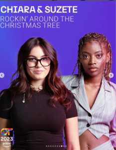 Reparto de temas Gala Navideña en OT 2023 4 chiaraysuzete