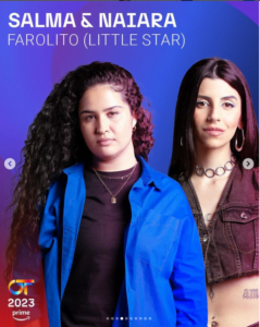 Reparto de temas Gala Navideña en OT 2023 8 salmaynaiara